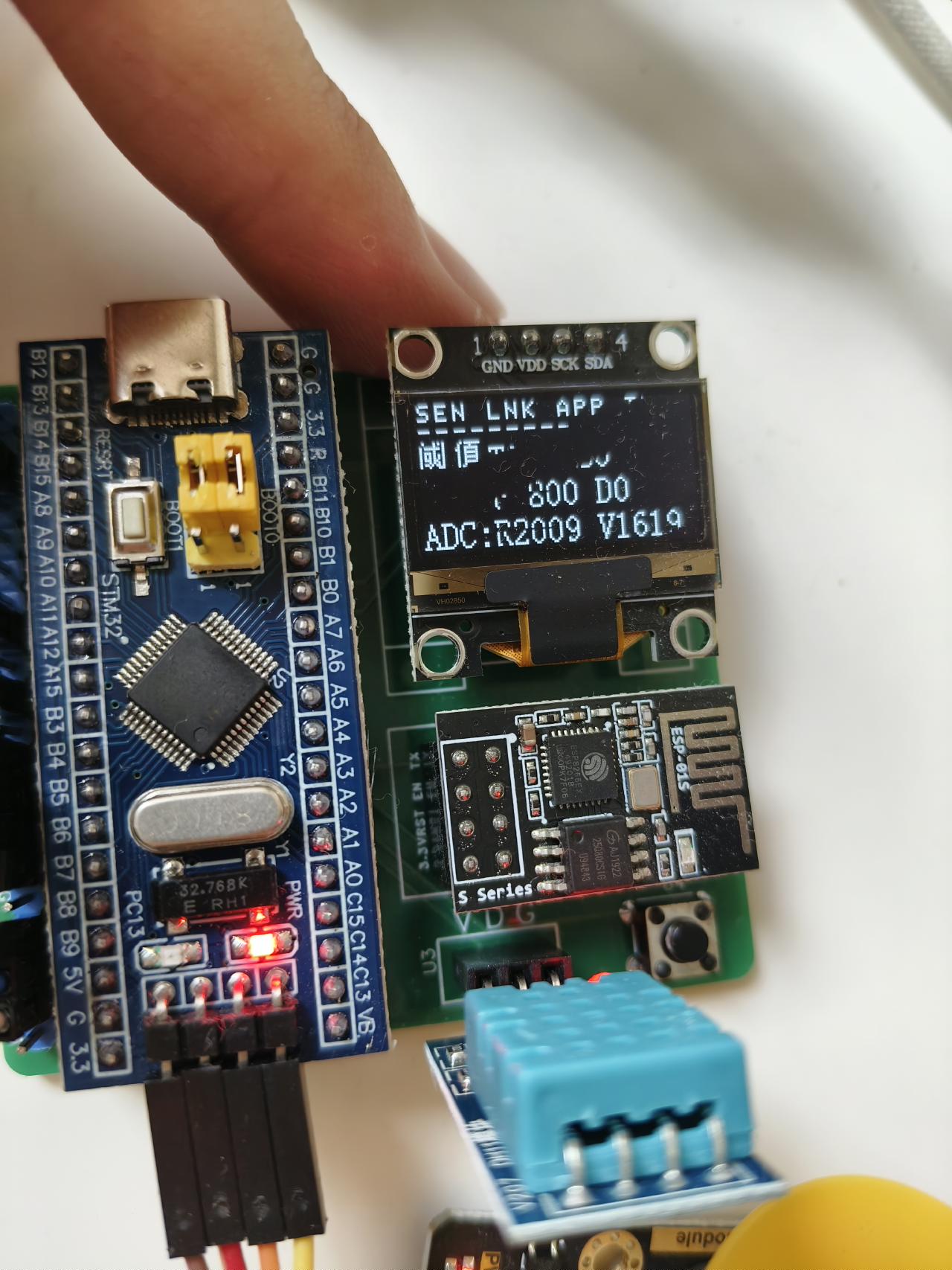 OLED 显示 AO DO 状态